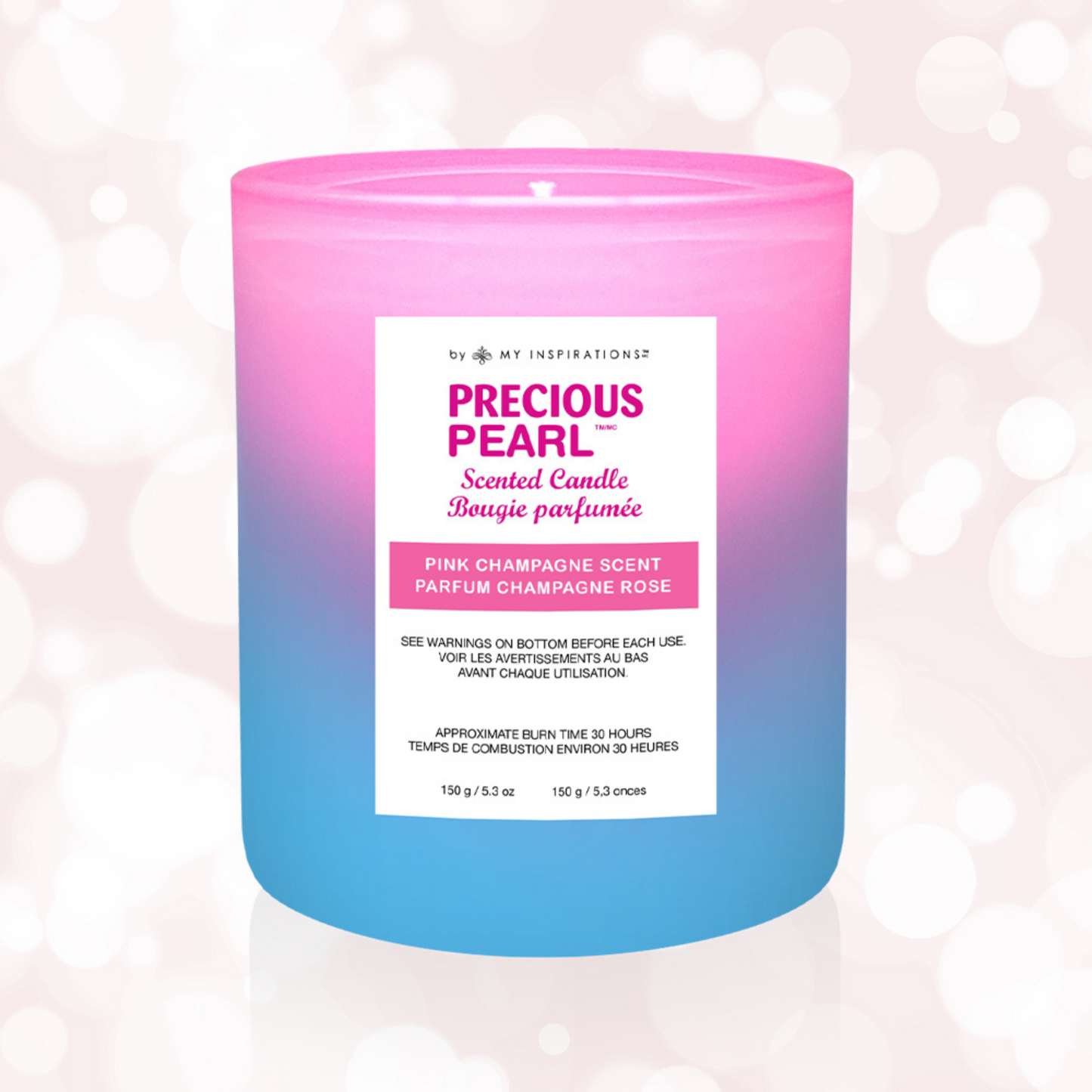 Precious Pearl - Precious Candle (Pink Champagne)