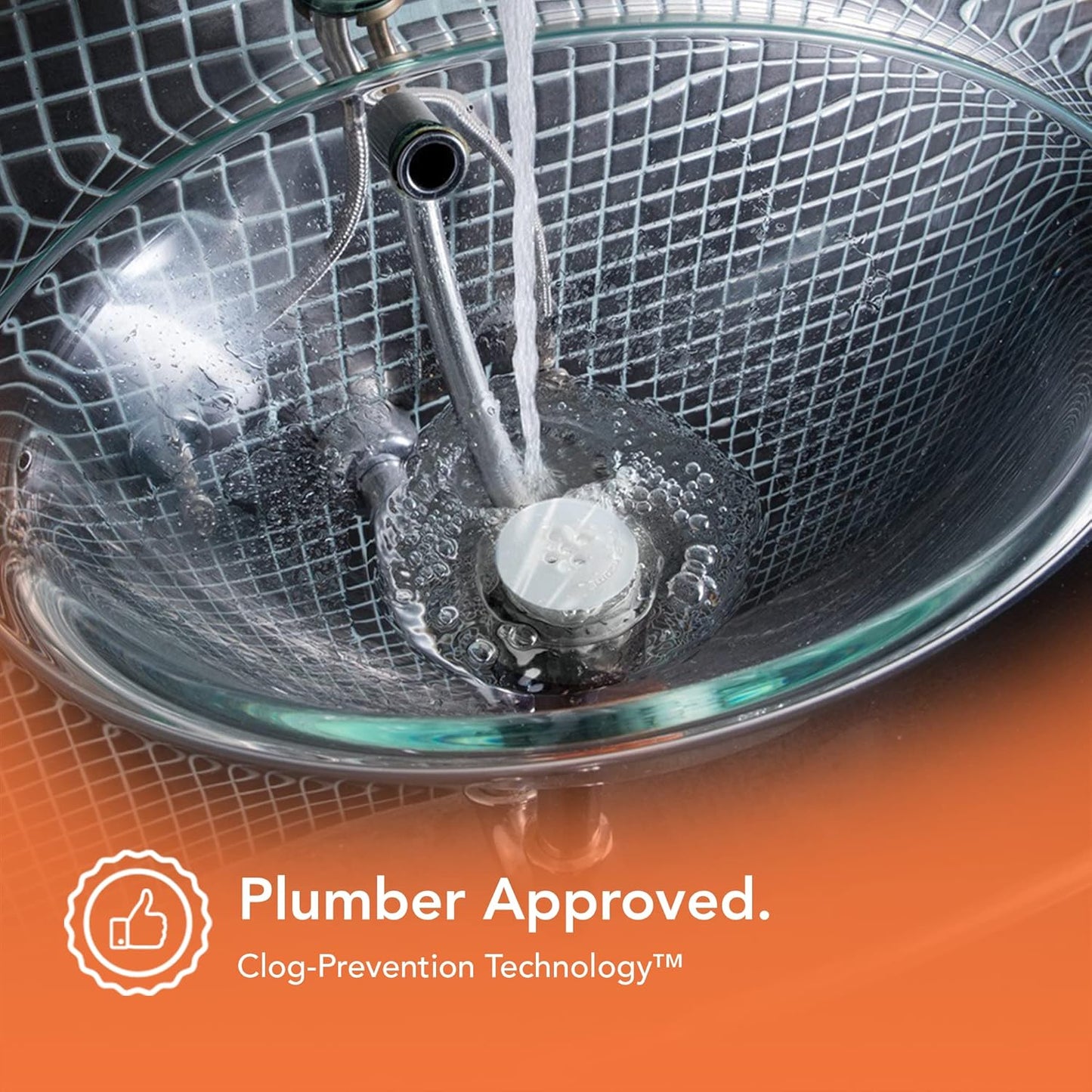 SinkShroom The Revolutionary Sink Drain Protector - White