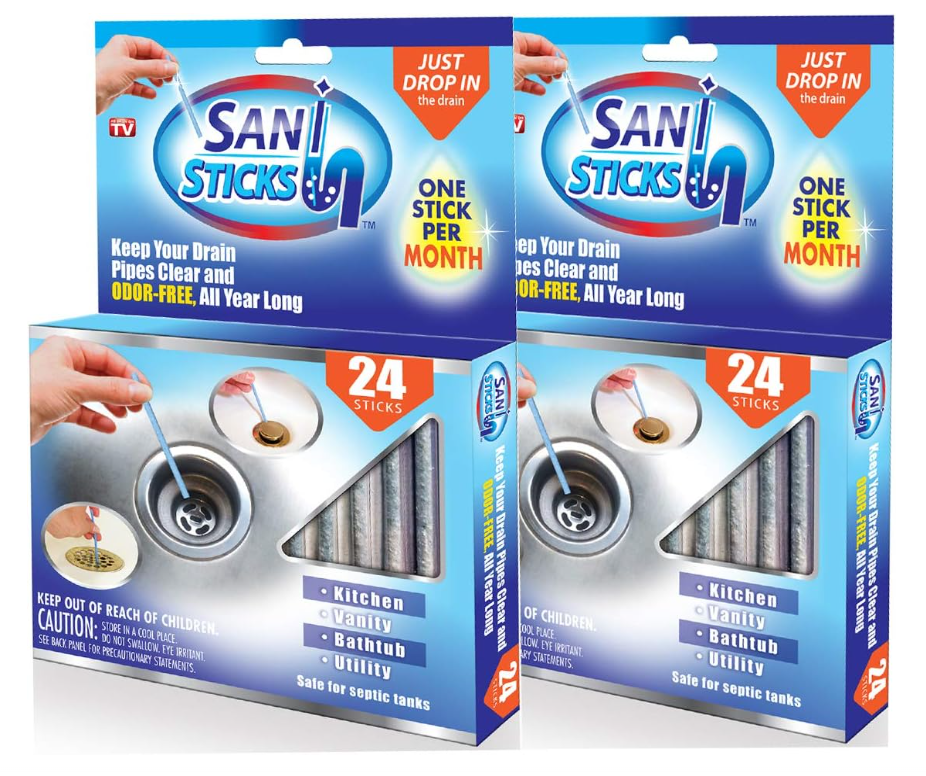 Sani Sticks (Unscented) Sink Odor Remover