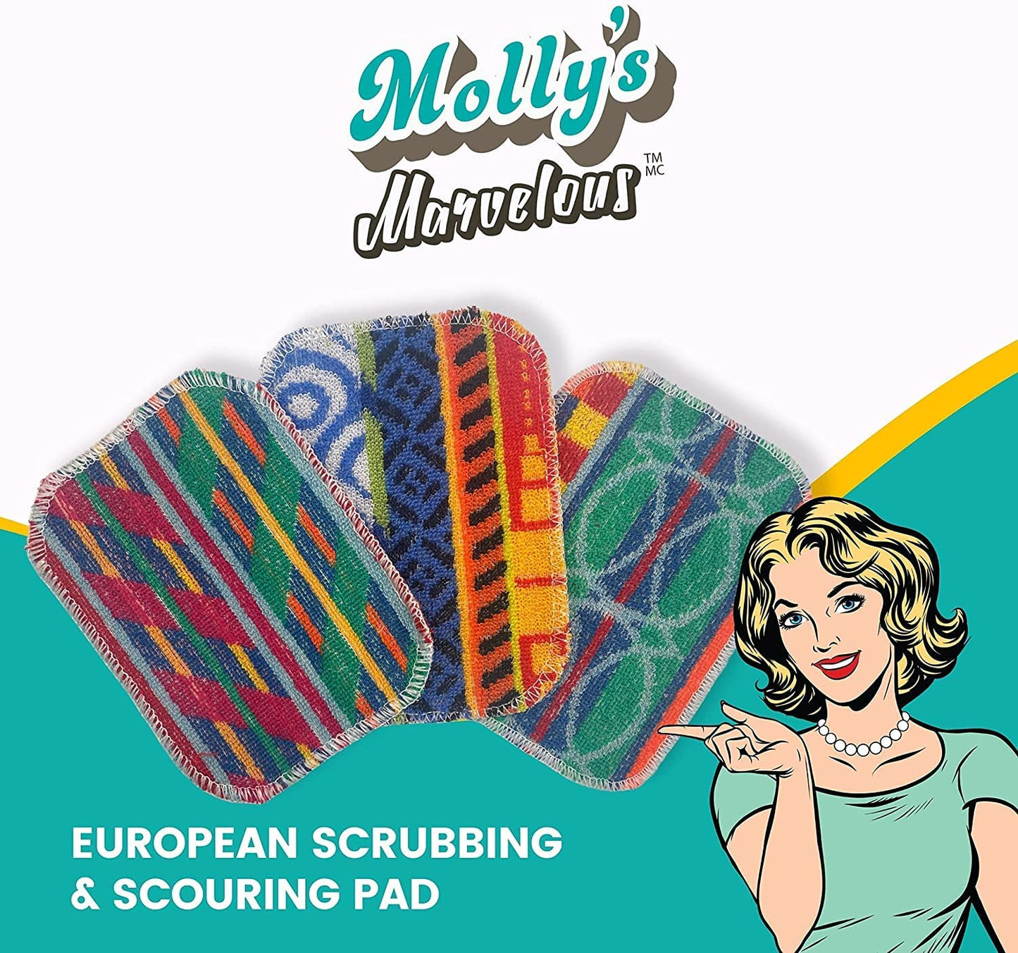 Molly’s Marvelous European Scrubbing & Scouring Pad