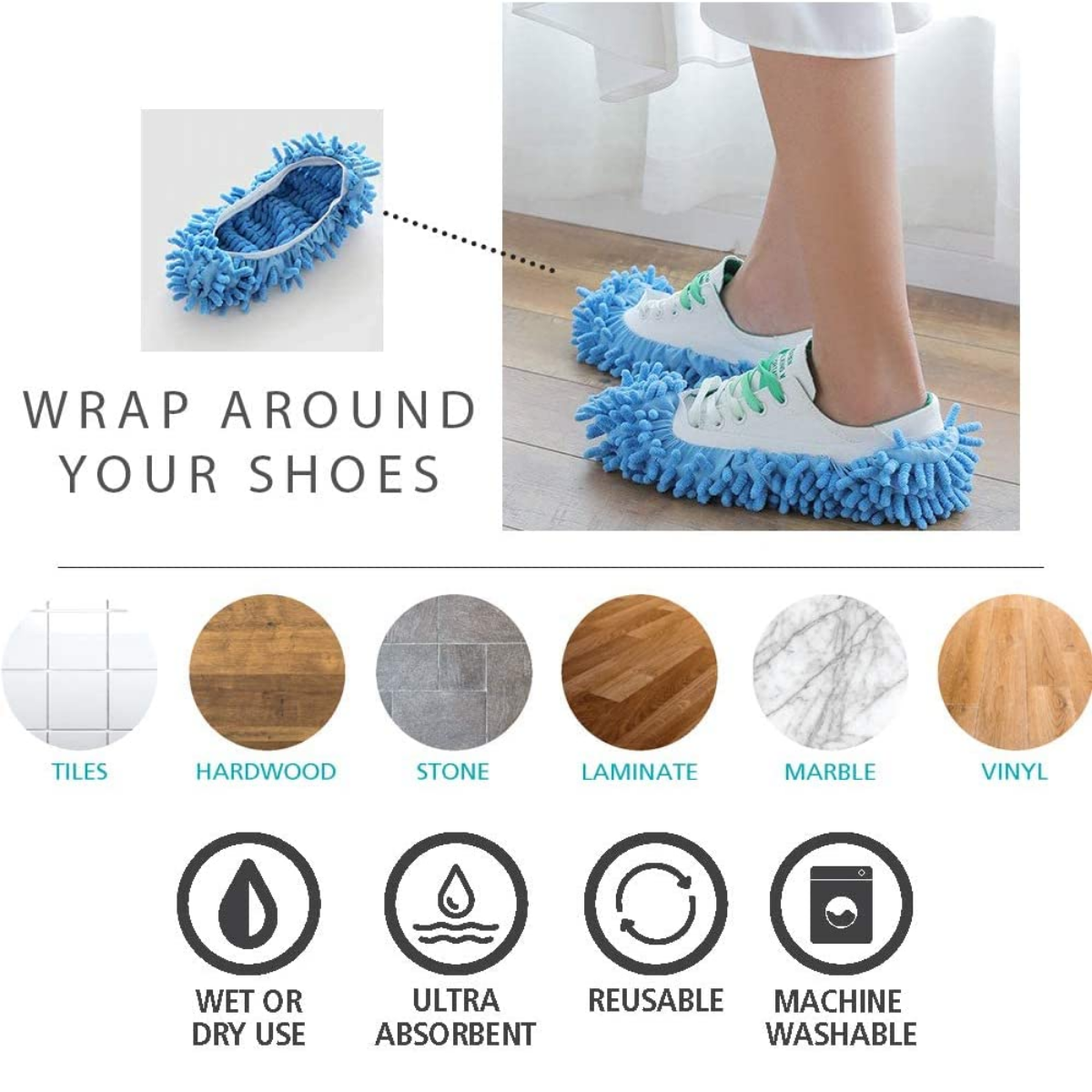 Molly's Marvelous Microfiber Mop Pad Two Pack
