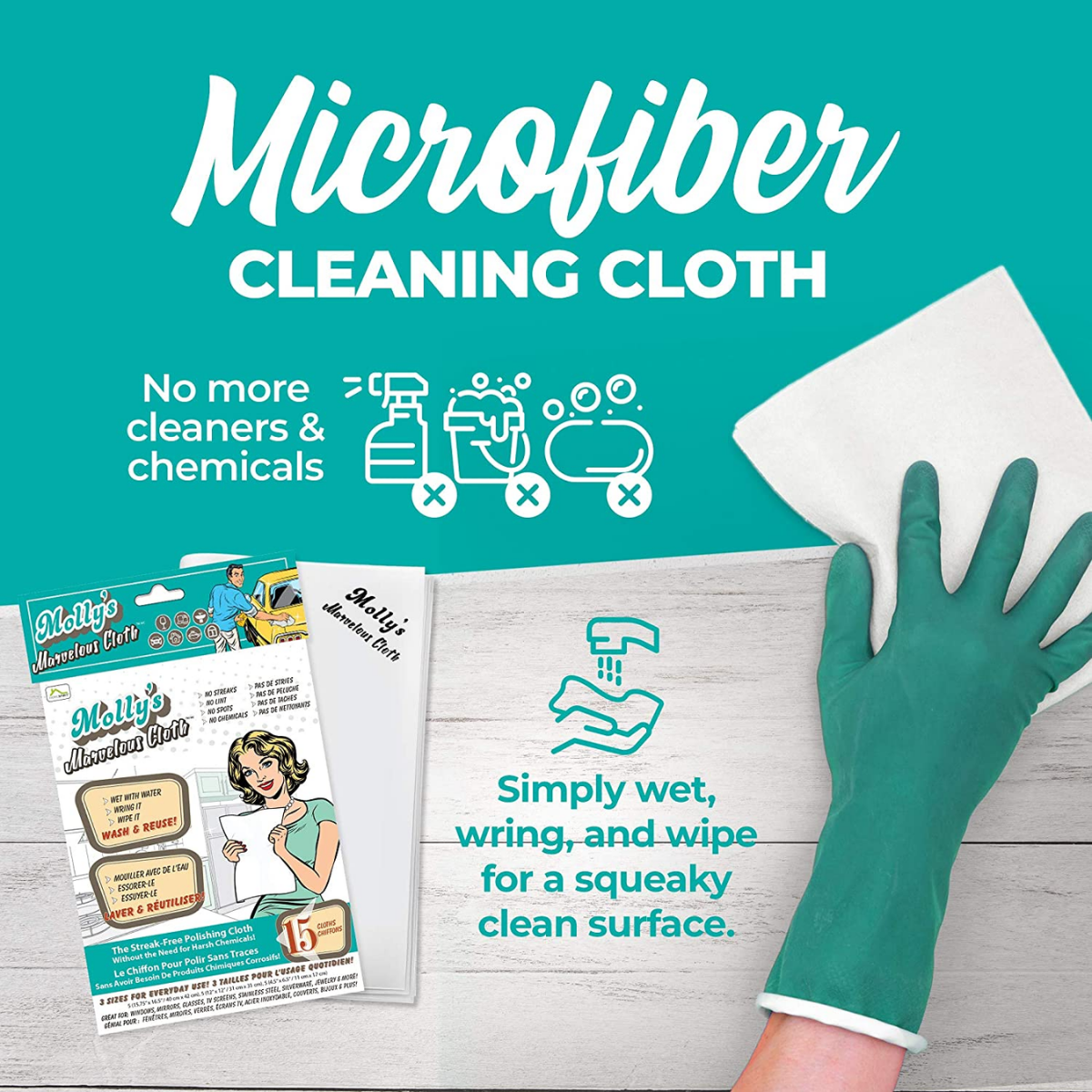 Molly's Marvelous Streak-Free Polishing Cloth