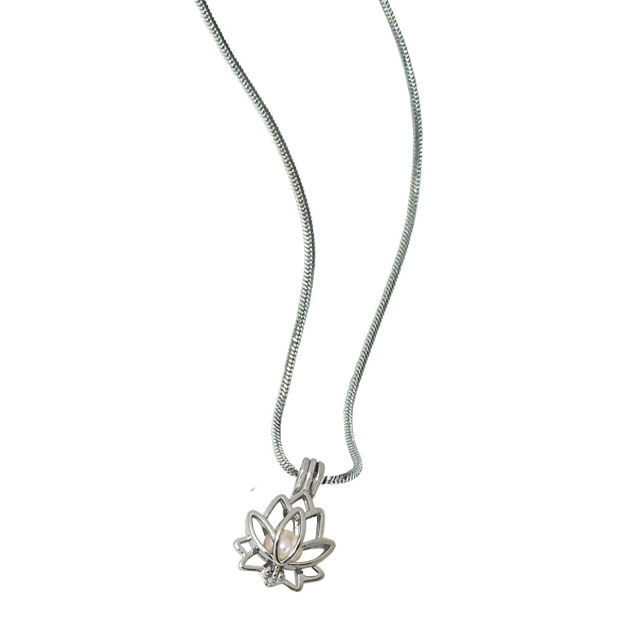 My Inspirations Precious Pearl - Rhodium Necklace