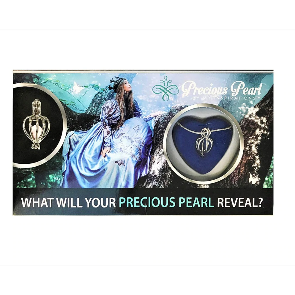My Inspirations Precious Pearl - Rhodium Necklace