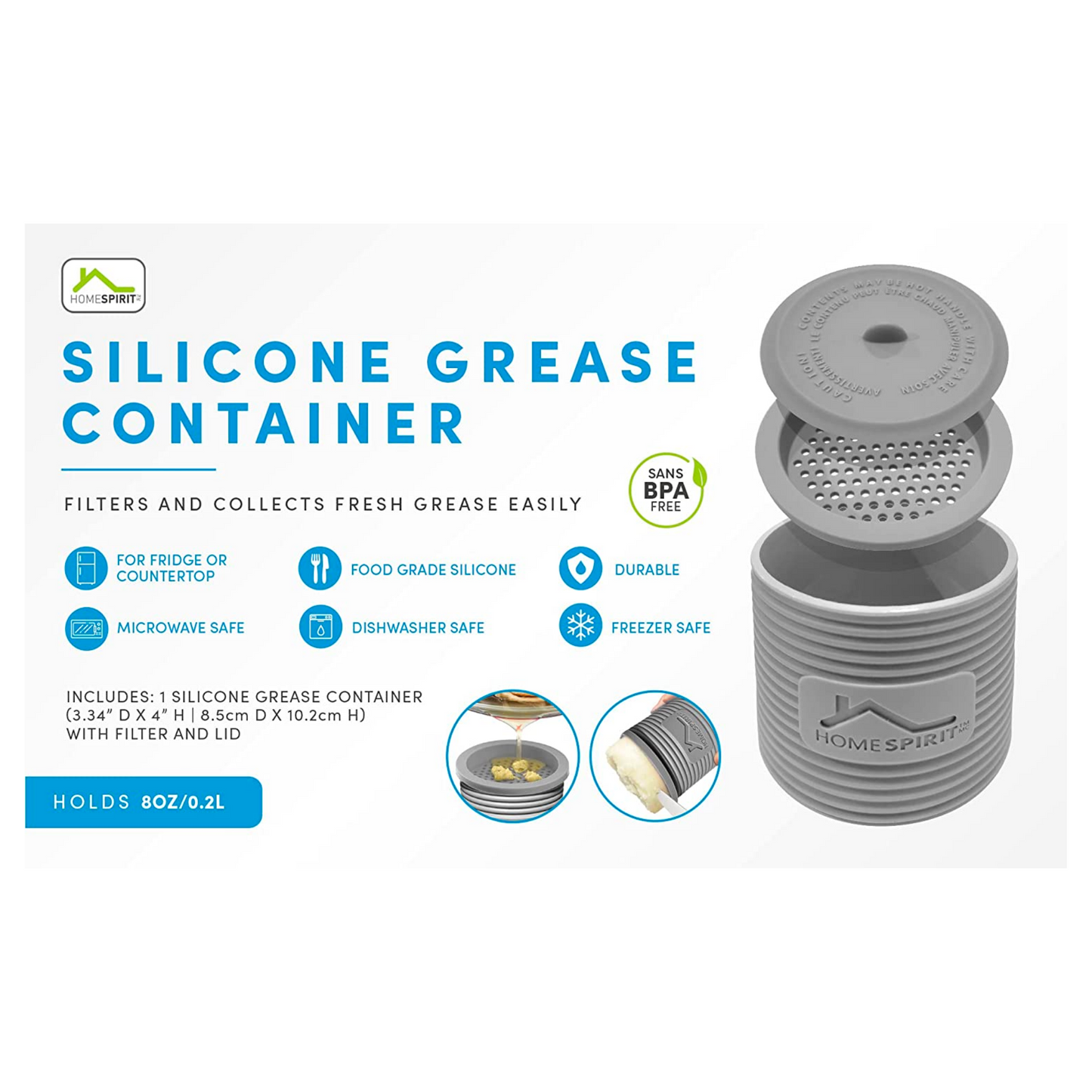 Silicone Grease Container