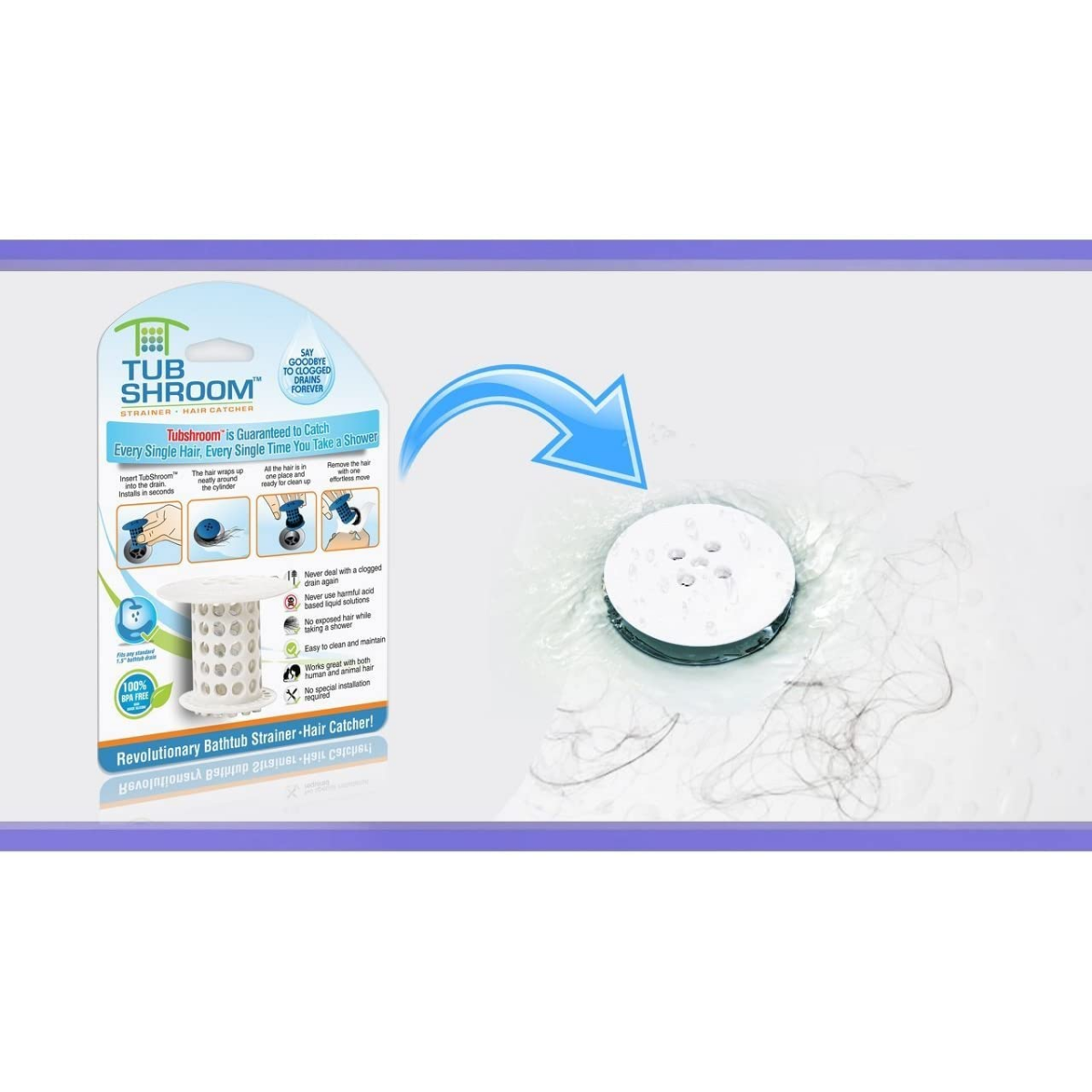 TubShroom 2-Pack Drain Protector