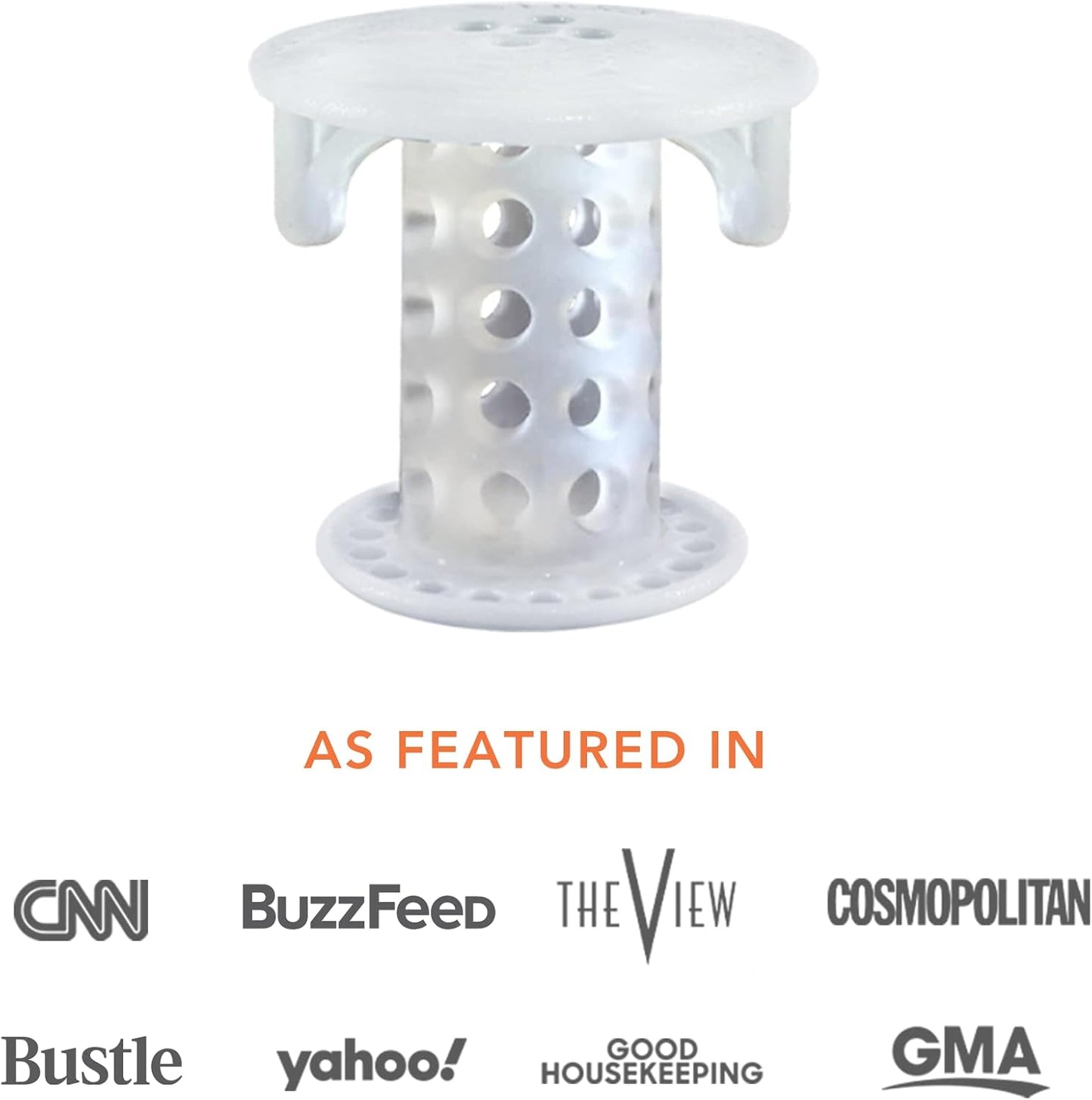 SinkShroom The Revolutionary Sink Drain Protector - White