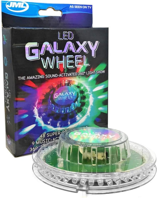 LED Galaxy Wheel Lights Disco Light 48 LEDs 360°