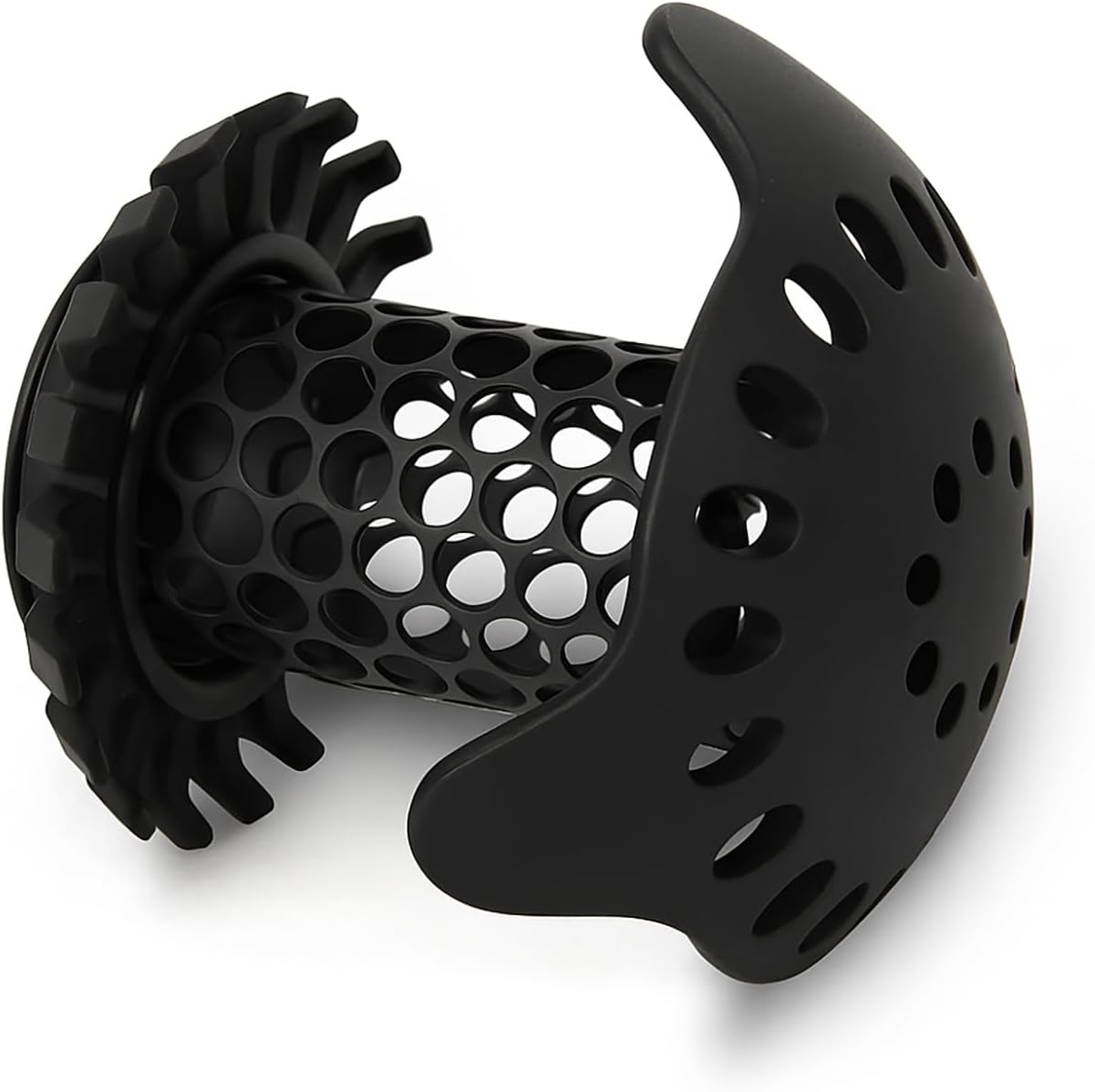 SinkShroom Ultra Bathroom Sink Drain Protector - Matte Black