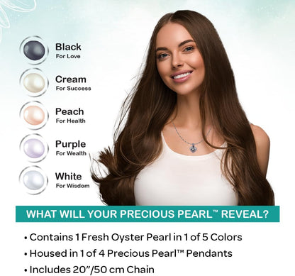 Precious Pearl Scented Candle - Deep Cyan Splendor Scent