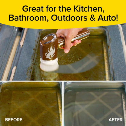 Horsepower Handheld Cordless Rechargeable Spinning Power Scrubber