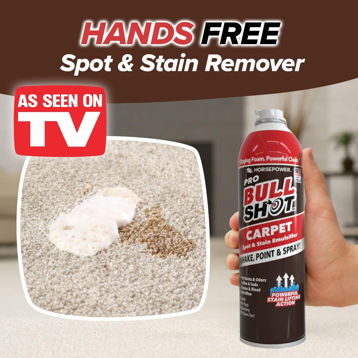Horsepower Bull Shot No BS Carpet Remover