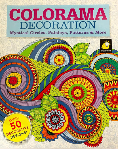 Colorama Adult Coloring Books Collection - Pack of 3 Books