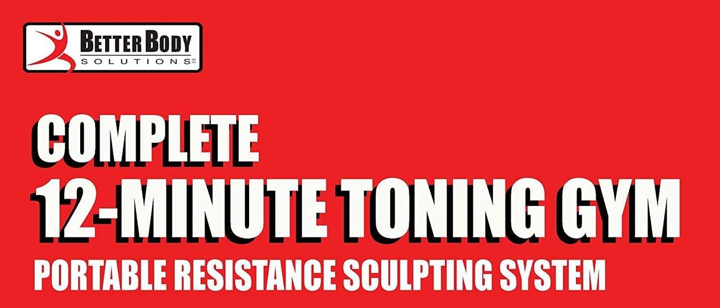 Complete 12 Minute Toning Gym - Portable Resistance Sculpting System