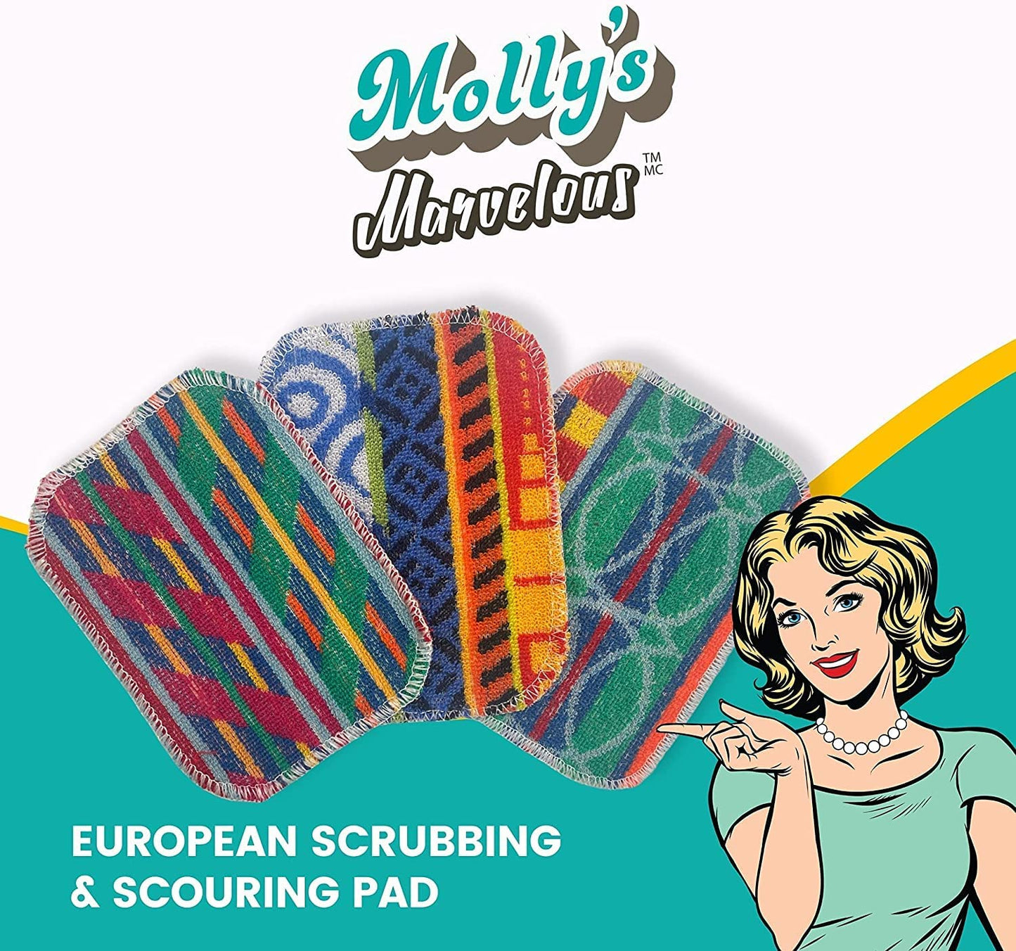Molly’s Marvelous European Scrubbing & Scouring Pad