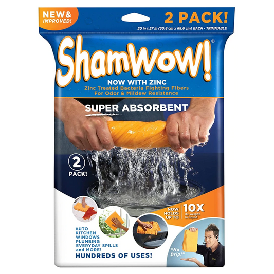 ShamWow- Cleaning Cloth 2 Pack